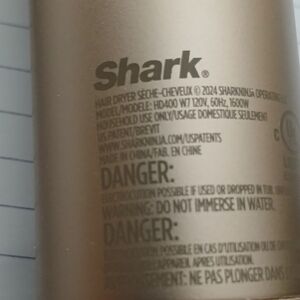 Shark Gold Hair Dryer